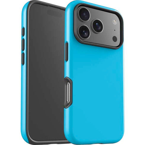 Color Pop Turbo Cyan iPhone 17 Pro Impact Case