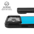 Color Pop Turbo Cyan iPhone 17 Pro Kickstand Case