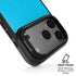 Color Pop Turbo Cyan iPhone 17 Pro Kickstand Case