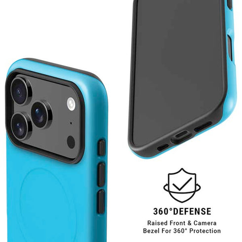 Color Pop Turbo Cyan iPhone 17 Pro Magsafe Impact Case