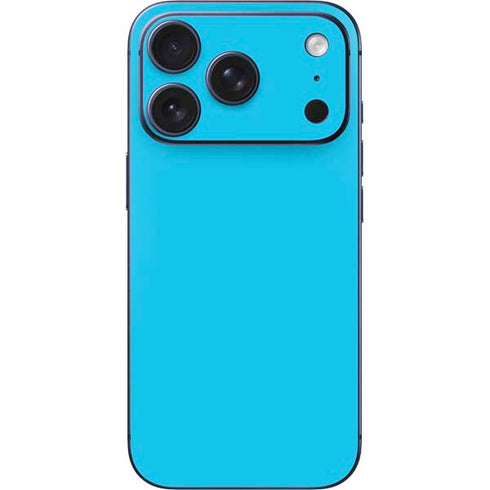 Color Pop Turbo Cyan iPhone 17 Pro Skin