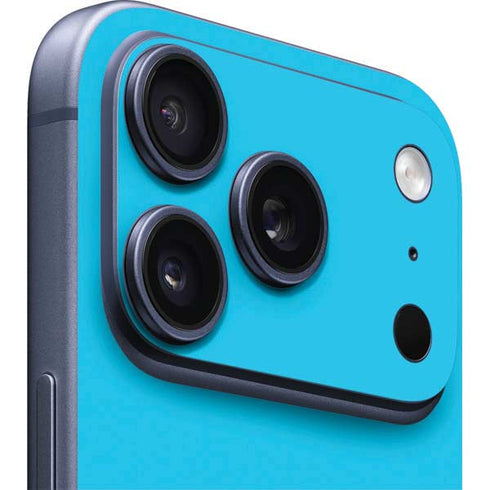 Color Pop Turbo Cyan iPhone 17 Pro Skin