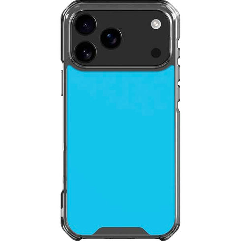Color Pop Turbo Cyan iPhone 18 Pro Max Clear Case
