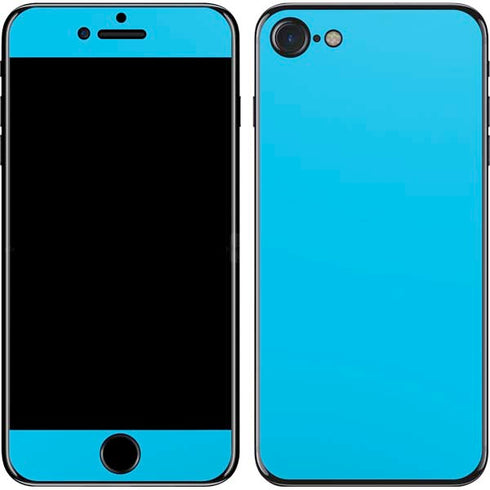 Color Pop Turbo Cyan iPhone SE (2nd & 3rd Gen) Skin