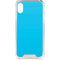Color Pop Turbo Cyan iPhone X/XS Clear Case