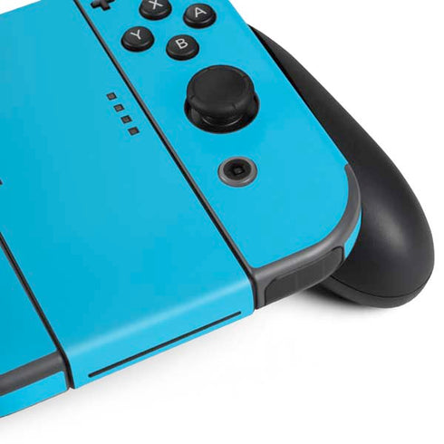 Color Pop Turbo Cyan Nintendo Switch Bundle Skin