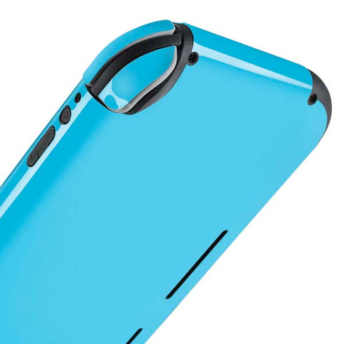 Color Pop Turbo Cyan Nintendo Switch Lite Skin