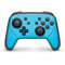 Color Pop Turbo Cyan Nintendo Switch Pro Controller Skin