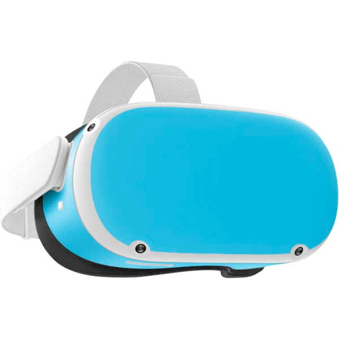 Color Pop Turbo Cyan Oculus Quest 2 Skin