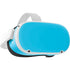 Color Pop Turbo Cyan Oculus Quest 2 Skin