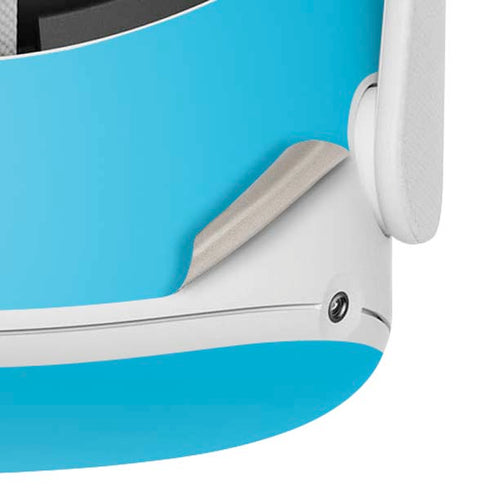 Color Pop Turbo Cyan Oculus Quest 2 Skin