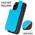 Color Pop Turbo Cyan Otterbox Defender iPhone Skin