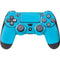 Color Pop Turbo Cyan PS4 Pro/Slim Controller Skin