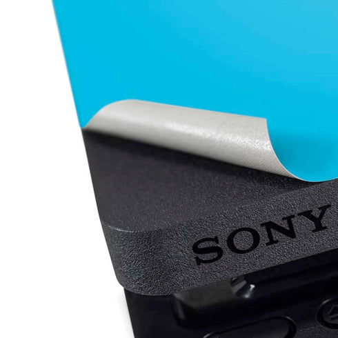 Color Pop Turbo Cyan PS4 Slim Bundle Skin