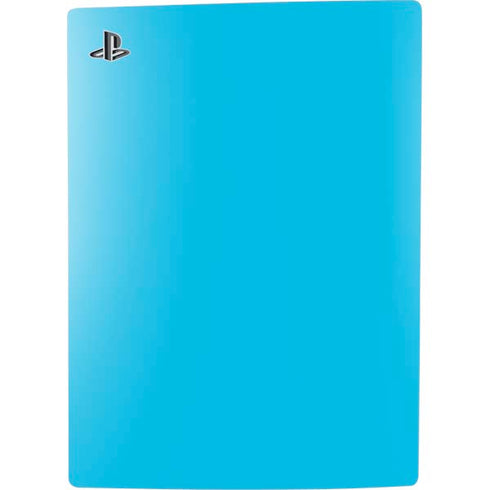 Color Pop Turbo Cyan PS5 Console Skin