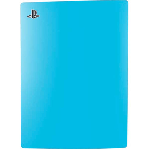 Color Pop Turbo Cyan PS5 Digital Edition Console Skin