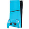 Color Pop Turbo Cyan PS5 Slim Digital Edition Bundle Skin