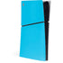 Color Pop Turbo Cyan PS5 Slim Digital Edition Console Skin