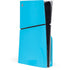 Color Pop Turbo Cyan PS5 Slim Disk Console Skin