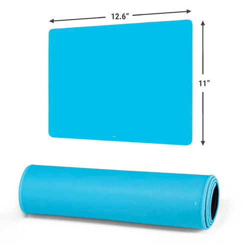 Color Pop Turbo Cyan Gaming Mouse Pad