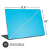 Color Pop Turbo Cyan Universal Laptop 17in (13.8 x 10in) Skin