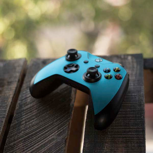 Color Pop Turbo Cyan Xbox One S Controller Skin