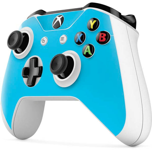 Color Pop Turbo Cyan Xbox One X Controller Skin