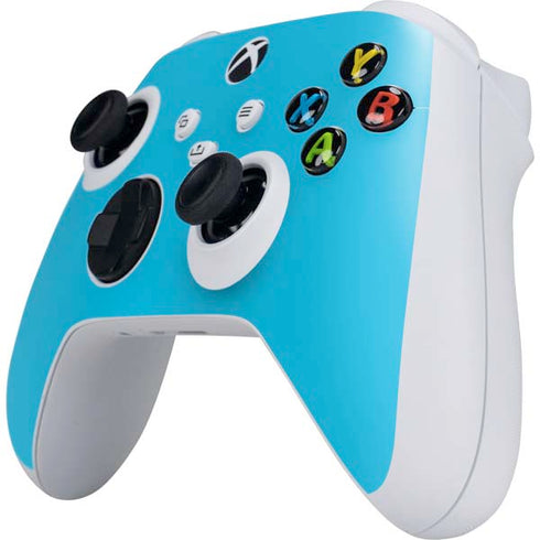 Color Pop Turbo Cyan Xbox Series S Controller Skin