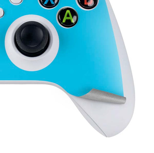 Color Pop Turbo Cyan Xbox Series S Controller Skin