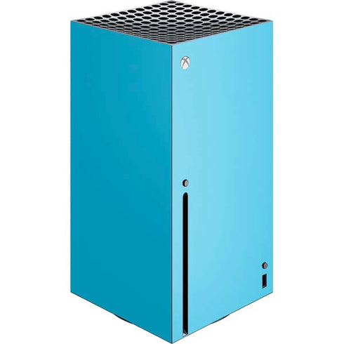 Color Pop Turbo Cyan Xbox Series X Console Skin
