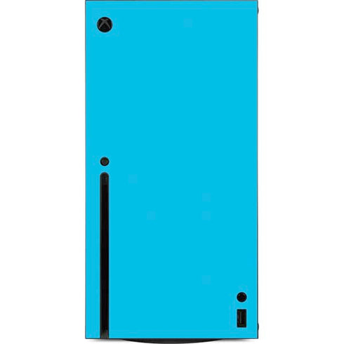 Color Pop Turbo Cyan Xbox Series X Console Skin