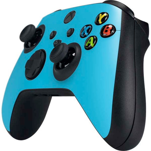Color Pop Turbo Cyan Xbox Series X Controller Skin