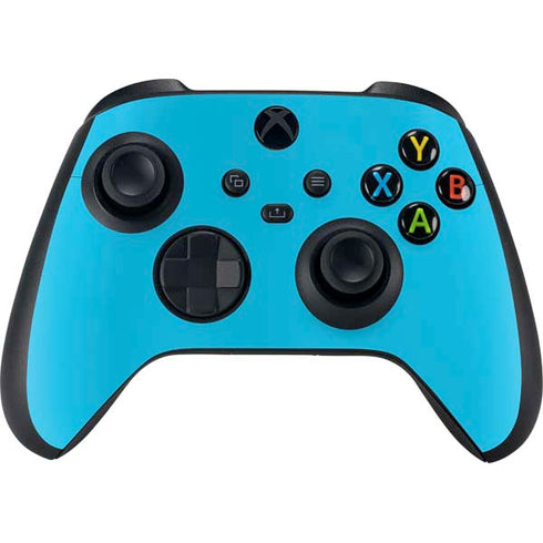 Color Pop Turbo Cyan XBox Series X Digital Edition Bundle Skin