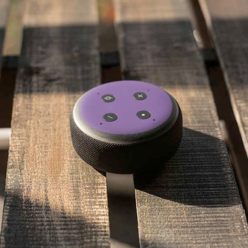 Color Pop VHS Purple Amazon Echo Dot Skin