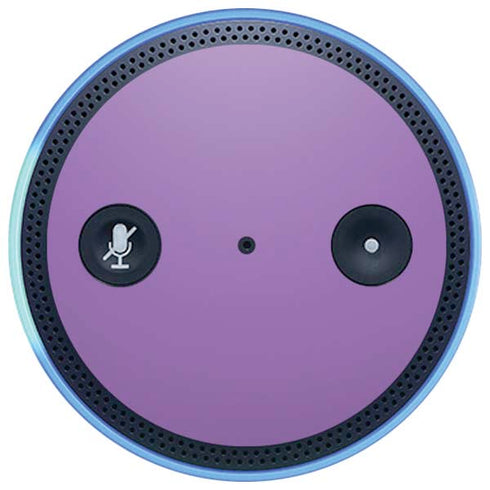 Color Pop VHS Purple Amazon Echo Skin