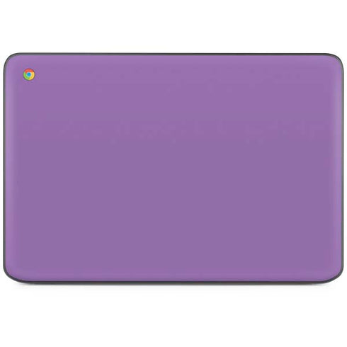 Color Pop VHS Purple HP Chromebook Skin