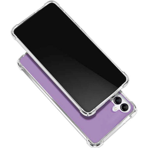 Color Pop VHS Purple Galaxy A15 5G Clear Case