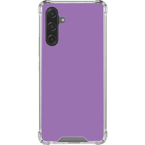 Color Pop VHS Purple Galaxy A17 Clear Case