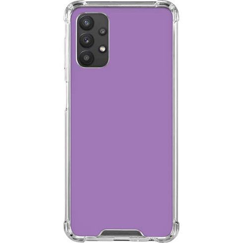 Color Pop VHS Purple Galaxy A32 5G Clear Case