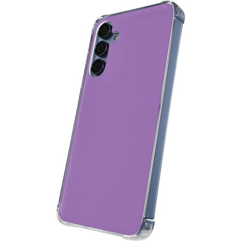 Color Pop VHS Purple Galaxy A35 5G Clear Case