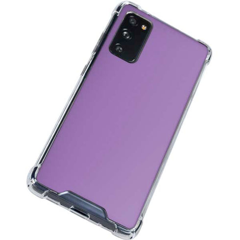 Color Pop VHS Purple Galaxy S20 FE Clear Case