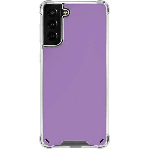 Color Pop VHS Purple Galaxy S21 Plus 5G Clear Case