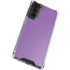Color Pop VHS Purple Galaxy S22 Clear Case