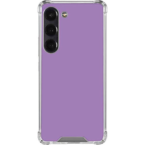 Color Pop VHS Purple Galaxy S23 Clear Case