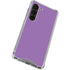 Color Pop VHS Purple Galaxy S23 Clear Case