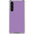 Color Pop VHS Purple Galaxy S23 FE Clear Case