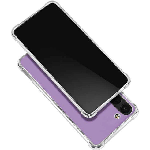 Color Pop VHS Purple Galaxy S23 Plus Clear Case