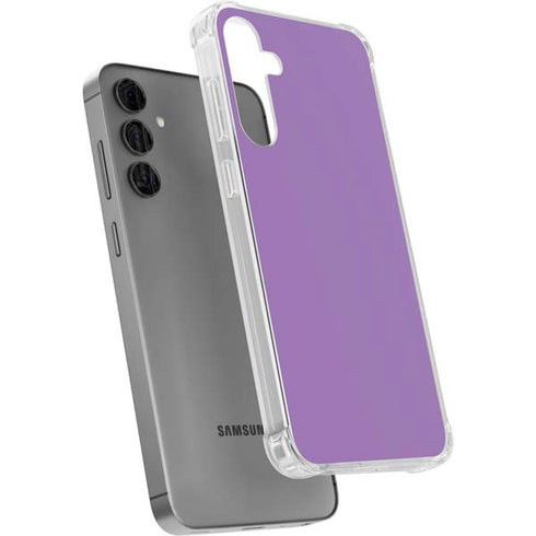 Color Pop VHS Purple Galaxy S24 Plus Clear Case