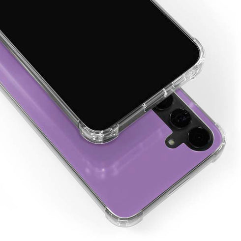 Color Pop VHS Purple Galaxy S24 Plus Clear Case