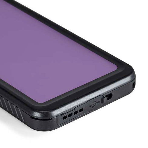 Color Pop VHS Purple Galaxy S24 Plus Waterproof Case